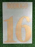 2026-2027 FC Barcelona Away Name Set and Number Rodrigo Hernandez Player Issue Champions TPT