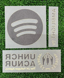 2025-2026 FC Barcelona Home Kit of Sponsors Spotify Ambilight ACNUR Player Issue Textprint