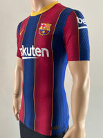 2020-2021 FC Barcelona Home Shirt Ansu Fati La Liga Kitroom Player Issue Mint Condition Size M