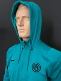 2021-2022 Inter Milan Jacket Hoodie Training Pre Owned Size M