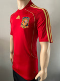 2008-2009 Spain National Team Home Shirt Euro Pre Owned Size M