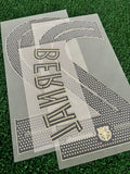 2025-2026 FC Barcelona Home Name Set and Number Marc Bernal Player Issue Champions and Cup Textprint Adult Size