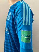 2018-2019 Adidas Real Madrid CF Long Sleeve Goalkeeper Shirt Courtois Club World Cup Kitroom Player Issue Climalite