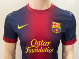 2012-2013 FC Barcelona Player Issue Home Shirt Pedro Rodríguez Pre Owned Size M