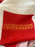 2003-2004 Atletico Madrid Home Shirt Centenary Special Edition Retro Pre Owned Size S