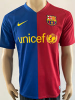 2008 2009 Barcelona FC Home Shirt MÁRQUEZ 4 Size M