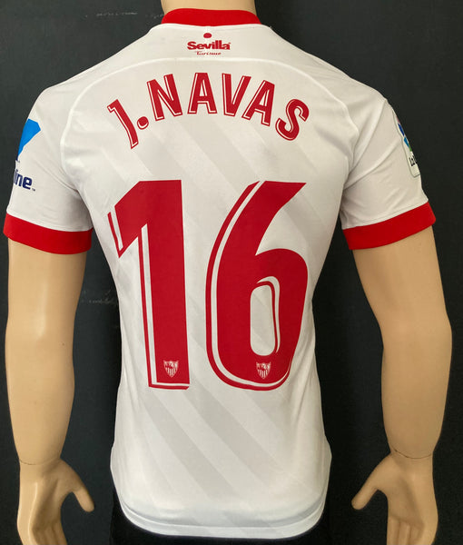 2020-2021 Sevilla FC Home Shirt Navas Player Issue Kitroom La Liga Mint Size M