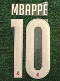 2026-2027 Real Madrid CF Third Name Set and Number Kylian Mbappe Cup and Champions Avery Dennison