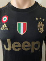 2015-2016 Juventus Third Shirt Scudetto Pre Owned Size M