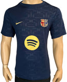 2024-2025 FC Barcelona Home Pre Match Training Player Issue Kitroom 125 Anniversary Worn and Washed Size L