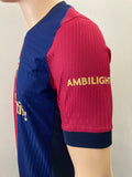 2024-2025 FC Barcelona Home Shirt Lamine Yamal Player Issue Kitroom Mint Multiple Sizes