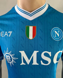 2025-2026 SSC Napoli Home Shirt Kevin de Bruyne Scudetto New BNWT Size M