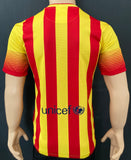 2013-2014 FC Barcelona Away Shirt Senyera Pre Owned Size M