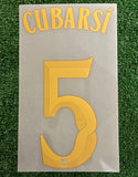 2026-2027 FC Barcelona Home Name Set and Number Pau Cubarsi Champions and Cup TPT