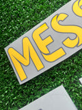 2014-2015 FC Barcelona Home Name Set Reissue Lionel Messi Liga and Champions