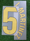 2024-2025 FC Barcelona Iñigo Martinez Home Name Set and Number Player Issue LaLiga  Textprint