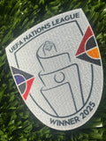 2025 UEFA Nations League Badge Patch Winners Player Issue for Portugal Sporting ID