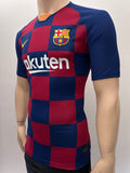 2019-2020 FC Barcelona Home Shirt  Messi Champions La Liga Player Issue Kitroom New BNWT Size M (fitted)