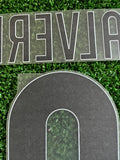 2026-2027 Real Madrid CF Home Name Set and Number Federico Valverde Cup and Champions Avery Dennison