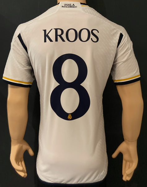 2023-2024 CF Real Madrid Home Shirt Kroos Player Issue Authentic New BNWT Multiple Sizes