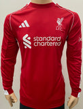 2025-2026 Liverpool FC Long Sleeve Home Shirt BNWT Size L