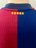2024-2025 FC Barcelona Home Shirt Player Issue Kitroom Old Spotify New BNWOT Multiple Sizes (Fitted)
