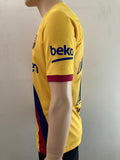 2019 - 2020 Barcelona Away Shirt Messi Liga Player Issue Kitroom Size M