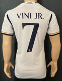 2023-2024 Real Madrid CF Home Shirt Vinicius Junior Final Wembley Champions New BNWT Multiple Sizes