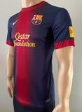 2012-2013 FC Barcelona Home Shirt Xavier Hernandez “Xavi” LaLiga Pre Owned Size S