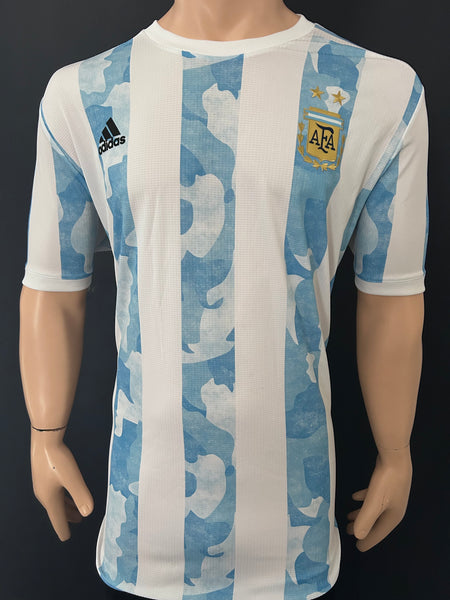 2021-2022 Argentina National Team Home Shirt Player Issue Kitroom Mint Size 12