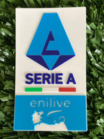 2024-2025 Italian Serie A Enilive Sleeve Badge Patch Player Issue Stilscreen