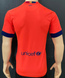 2014-2015 FC Barcelona Away Shirt Pre Owned Size M