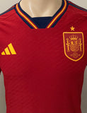 2022-2023 Spain Home Shirt Player Issue Authentic Long Sleeve New BNWT Multiple Sizes