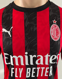 2025-2026 AC Milan Home Shirt Santiago Gimenez Long Sleeve Serie A New BNWT Size M
