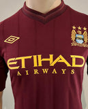 2012-2013 Manchester City Away Shirt Scott Sinclair Player Issue Kitroom EPL Premier League