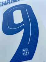 2023 2024 Barcelona FC LEWANDOWSKI 9 Away Shirt Name Set and Number Player Issue UCL/ Copa del Rey Adult Size TextPrint