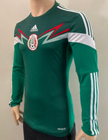 2014 World Cup Mexico National Team Long Sleeve Home Shirt Pre Owned Size S