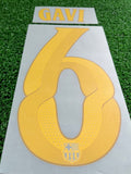 2026-2027 FC Barcelona Pablo Gavi Home Name set and Number Champions League and Cup Textprint
