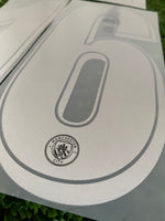 2025-2026 Manchester City Rodrigo Hernádez “Rodri” Away Name Set and Number Champions League and Cup Stilscreen