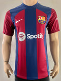 2023-2024 FC Barcelona Home Shirt with Sponsors BNWOT Multiple Sizes