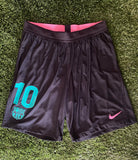 2020-2021 FC Barcelona Third Shorts Lionel Messi Player Issue Kitroom Champions League New BNWT Size XL (Fitted)