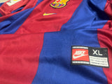 1998-1999 FC Barcelona Home Shirt La Liga Pre Owned Size XL