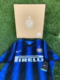 2010-2011 Inter Milan Home Shirt Diego Milito Player Issue Authentic with Box Champions New BNWT Size (Fitted)