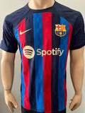 2022-2023 FC Barcelona Home Shirt Pedro Gonzalez “Pedri” Player Issue Kitroom LaLiga Mint Size M (Fitted)