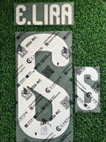 2026-2027 Mexico National Team Home Name Set and Number Erik Lira Player Issue Canton Merchandising