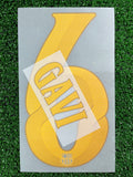 2026-2027 FC Barcelona Pablo Gavi Home Name set and Number Champions League and Cup Textprint