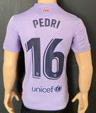 2021-2022 FC Barcelona Away Shirt Pedri La Liga BNWT Size S