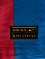 2021-2022 FC Barcelona Long Sleeve Home Shirt Piqué Supercopa de España Kitroom Player Issue Mint Condition Size L