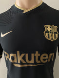 2020-2021 Barcelona Away Shirt Kitroom Player Issue Champions Version New BNWT Size Large