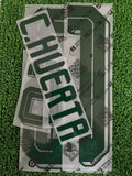 2026-2027 Mexico National Team Away Name Set and Number Cesar Huerta Player Issue Canton Merchandising